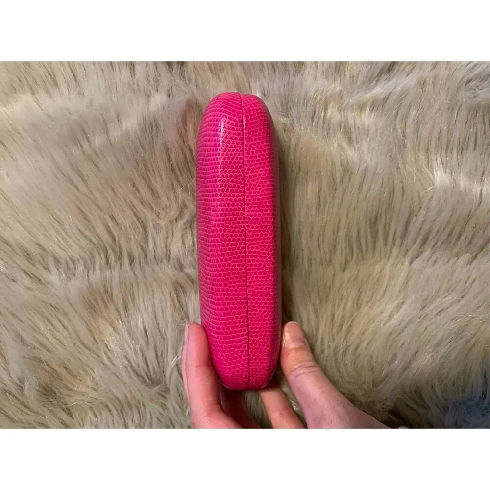 Lilly Pulitzer faux croc hard eyeglass/sunglass case